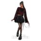 Banned Toxic Love Cropped Jumper (Black/Burgundy) | Alternative Clothing, Alternative Jumpers