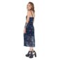 Jawbreaker Flower Koi Mesh Midi Dress (Navy) | Alternative Fashion, Goth Clothing