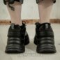 Buffalo Yuno Trainer (Black) | Alternative Platform Shoes