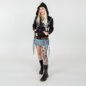 Heartless Hex Bear Varsity Jacket (Black) | Gothic Clothing
