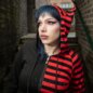 Banned Shiori Black & Red Front Zip Up Hoodie | Gothic Jumpers