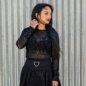 Hell Bunny Mea Culpa Top (Black) | Alternative Long Sleeved Tops