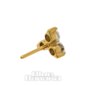 Blue Banana Plasma Gold Trio Lab Diamond 3.5mm Threadless Top (Gold) | Blue Banana Piercing