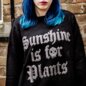 Killstar Sunshine Is For Plants Jumper (Black) | Gothic Fashion