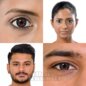 Pink Butterfly Coloured Contact Lenses (30 Day) | Coloured Contacts