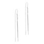 Blue Banana Chain Cubic Zirconia Earrings (Silver) | Gothic Earrings