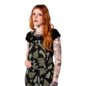 Hell Bunny Gaia Dungarees (Black) | Gothic Summer Clothing