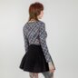 Banned Cupid Clash Mesh Top (Black & White) | Banned Alternative Clothing