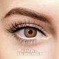 Blend Natural Farbige Kontaktlinsen für 30 Tage in Haselnussbraun, ohne Sehstärke