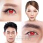 Mesh 30 Tage wiederverwendbare rote farbige Kontaktlinsen, Coloured Contacts UK