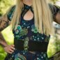 Banned Women's Proud Peacock Blue Dress, Alternative Fashion