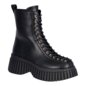 Bleeding Heart 15-Eye Boots (Black) | Alternative Footwear