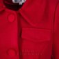 Blutendes Herz Roter Pelzkragenmantel | Vintage Mode