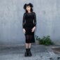 Hell Bunny Mea Culpa Midi Dress (Black) | Alternative Midi Dresses