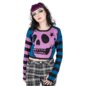 Banned Voidstar Crop Jumper (Purple) | Banned Alternative Clothing