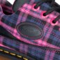 Dr Martens Buzz 5 Eye Tartan Woven Scarpe (Viola) | Blue Banana