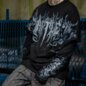 Heartless Akumu Top (Black/Grey) | Alternative Fashion, Goth Clothing