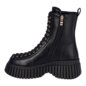 Bleeding Heart 15-Eye Boots (Black) | Alternative Footwear