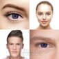 Violette Blend Natural Farbige Kontaktlinsen für 30 Tage, ohne Sehstärke