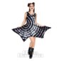 Innocent Eliana Tie Dye Kleid (Schwarz-Weiss) | Blue Banana