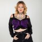 Banned Ligeia Cardigan (Black/Purple) | Alternative Knits | Autumn Fashion