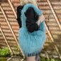Blue Banana Long Fur Bag (Turquoise) | Alternative Accessories