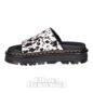 Dr Martens Zebzag Dalmatian Slider (Black/Cream) | Dr Martens Sandals