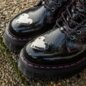 Stivali Dr Martens Jadon Patent Platform (Nero/Rosa) | Stivali Dr Martens alternativi