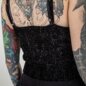 Banned Sanctum Velvet Vest Top (Black) | Banned Alternative Clothing