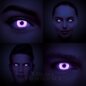 Violette UV I-Glow Farbige Kontaktlinsen (30 Tage) | Coloured Contacts