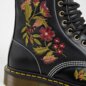 Dr Martens 1460 Floral Wanama Boot (Black) | Autumnal Footwear