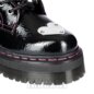 Dr. Martens Jadon Lack-Plateau-Stiefel (Schwarz/Pink) | Alternative Dr. Martens Stiefel