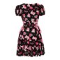 Hell Bunny Not Into You Mini Dress (Black/Pink) | Blue Banana
