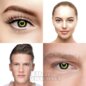 Schwarzer Wolf Halloween Farbige Kontaktlinsen (Tageslinsen) | Coloured Contacts