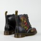 Dr Martens 1460 Floral Wanama Boot (Black) | Autumnal Footwear