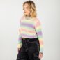 Banned Nola Pastel Rainbow Jumper (Multicolour) | Alternative Fashion Blue Banana