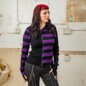 Banned Midnight Ritual Cardigan (Black/Purple) | Alternative Fashion, Goth Clothing