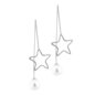 Blue Banana Star Rim Earrings (Silver) | Gothic Earrings