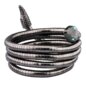 Armband mit Schlangenmotiv aus blauer Banane (Schwarz) | Alternative Accessoires
