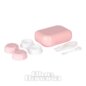 Estuche de viaje para lentes de contacto (rosa) | Lentes de contacto de color