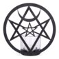 Alchemy Gothic Unicursal Hex Tealight Candle Holder (Black) | Blue Banana