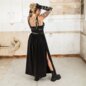 Vixxsin Junia Maxi Dress (Black) | Witchy Maxi Dress, Gothic Fashion
