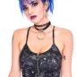 Jawbreaker Sternzeichen-Konstellation Mini Kleid (Schwarz) | Blue Banana