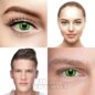 Grüne Eidechsen-Kontaktlinsen für 90 Tage, Coloured Contacts UK