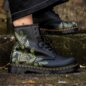 Dr Martens 1460 Evergreen Genix Boots (Black) | 1460 Boots