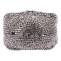 Blue Banana Crystal Skull Bag (Silver) | Alternative Handbags