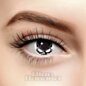Lentilles de contact colorées tête de mort blanches/noires (30 jours) | Lentilles colorées