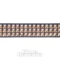 Blue Banana 3 Row Studded Belt (Black/Rose Gold)