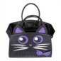Banned Mystic Cat Alternative Handbag (Black/Purple) | Alternative Accessories
