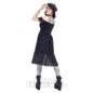 Jawbreaker Tarot Cold-Shoulder Midi Dress (Black) | Blue Banana